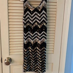 Flowers by Zoe sequins dress